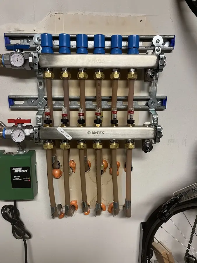 Plumber performing Leak Detection at a residential property in California City